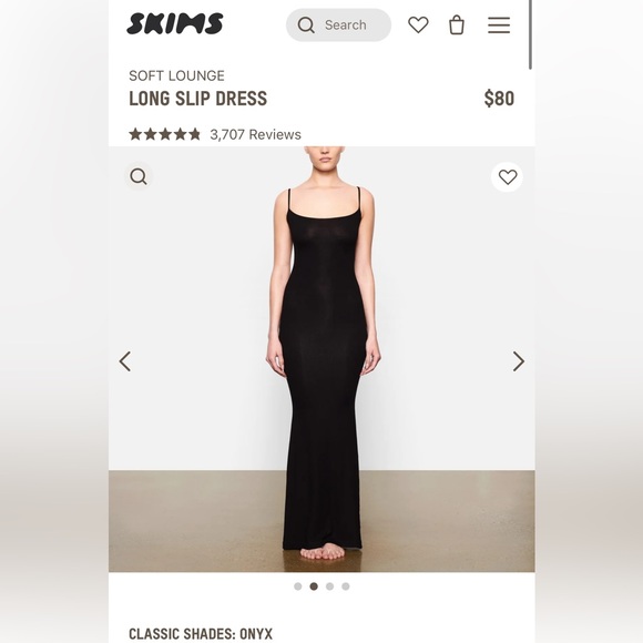 Skims soft lounge dress- size M - Picture 2 of 4